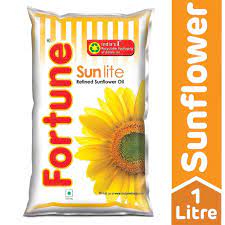 FORTUNE SUNFLOWER REFINED OIL 1LTR